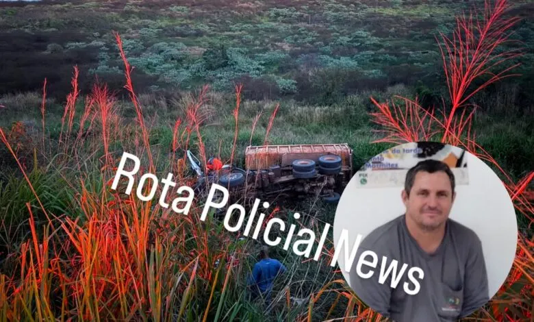 URGENTE: Passageiro de caminhão da SEMAGRI morre após veículo tombar na BR-364; motorista fugiu do local