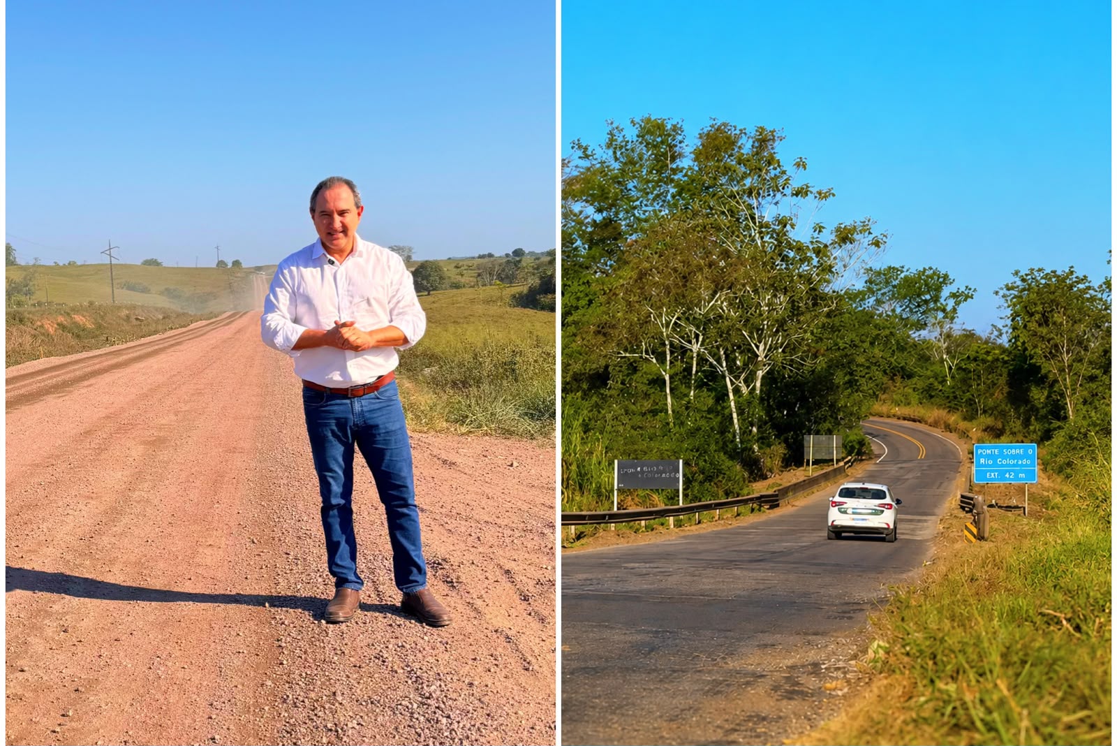 Natan Donadon assume compromisso pela recuperação da BR-435 e defende manutenção permanente da rodovia
