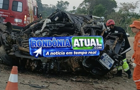 🚨 TRAGÉDIA NA BR-364: COLISÃO ENTRE  PICAPE E CARRETA DEIXA MORTOS ENTRE OURO PRETO E JI-PARANÁ 