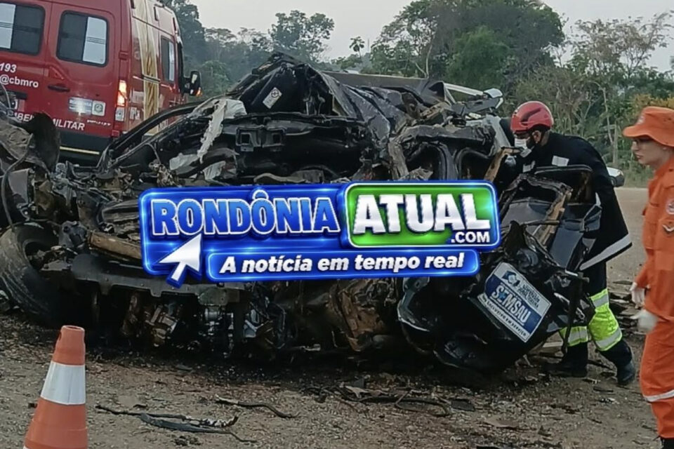 🚨 TRAGÉDIA NA BR-364: COLISÃO ENTRE  PICAPE E CARRETA DEIXA MORTOS ENTRE OURO PRETO E JI-PARANÁ 