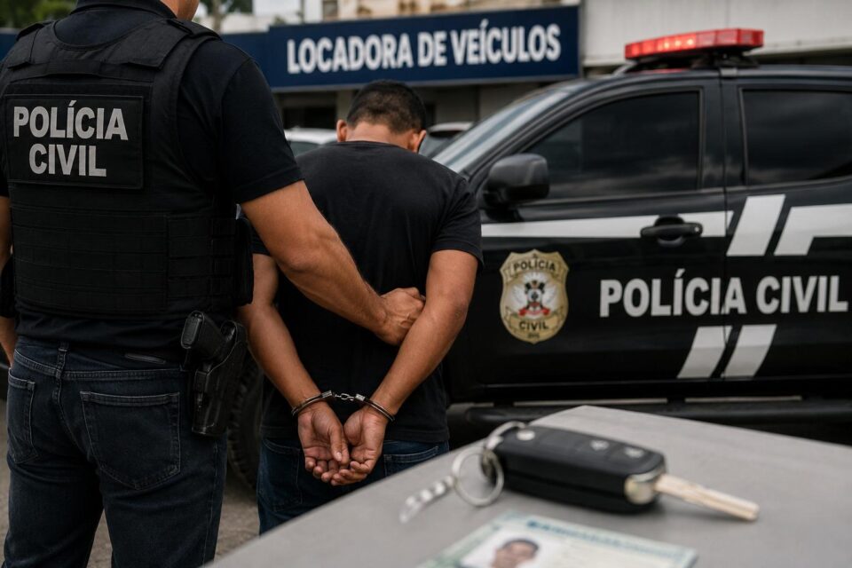 Homem é preso por usar identidades falsas para alugar carros em RO e vender na...