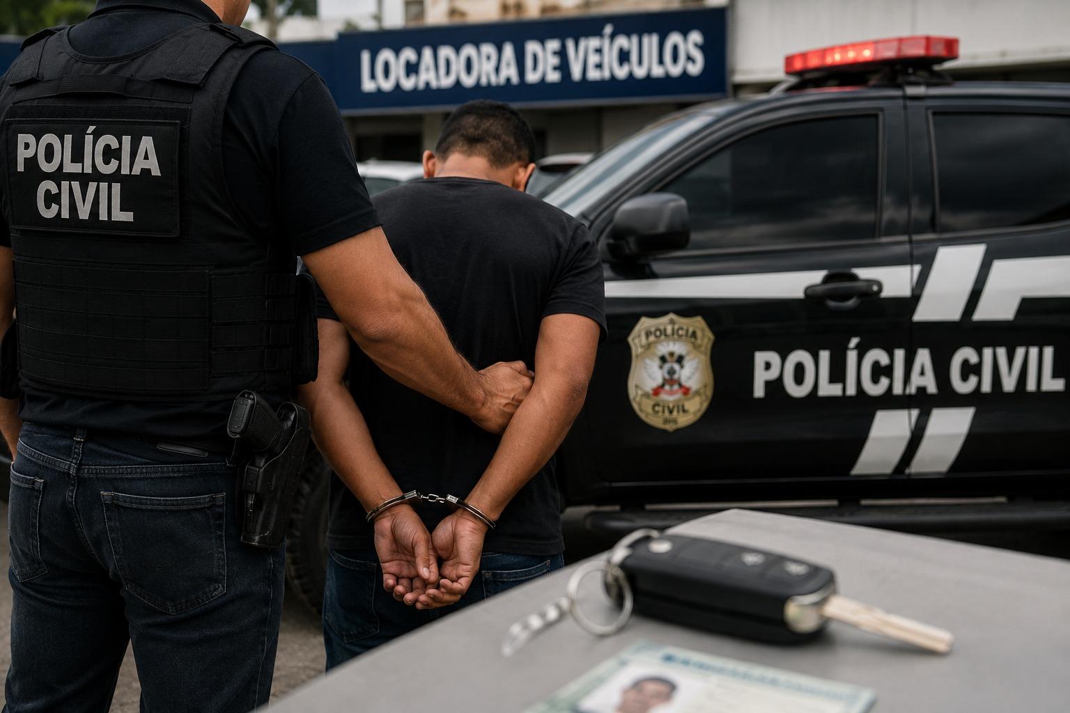 Homem é preso por usar identidades falsas para alugar carros em RO e vender na...