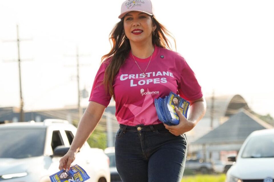 10 dias para a eleição, Cristiane Lopes intensifica trabalho e mostra força nas ruas