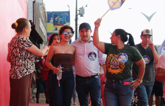 Natan Donadon realiza caminhada em Vilhena e reforça compromisso com o Cone Sul