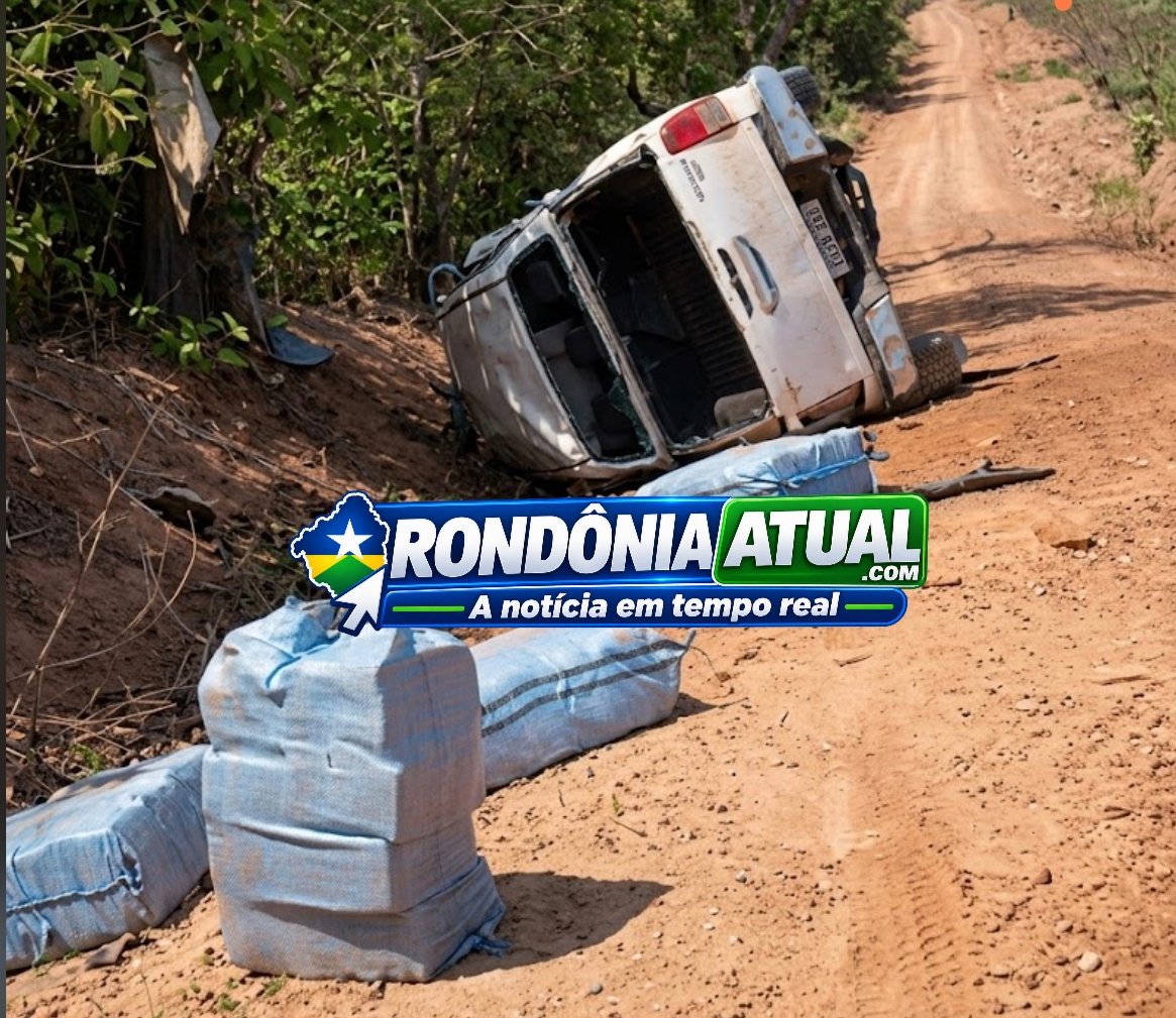 Hilux capota com mais de 530 kg de drogas e suspeitos são detidos durante operação em Alvorada do Oeste