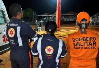 Homem morre eletrocutado durante evento de rodeio