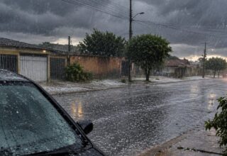 ATENÇÃO! JI-PARANÁ ESTÁ SOB ALERTA DE TEMPESTADE COM POSSIBILIDADE DE GRANIZO