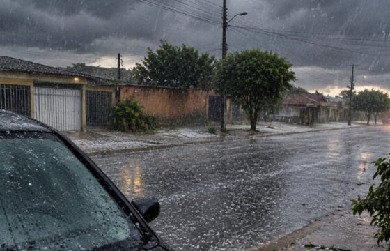 ATENÇÃO! JI-PARANÁ ESTÁ SOB ALERTA DE TEMPESTADE COM POSSIBILIDADE DE GRANIZO