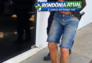 Ji-Paraná – Bandido é preso após invadir residência, manter mãe e bebê trancados e furtar moto e objetos